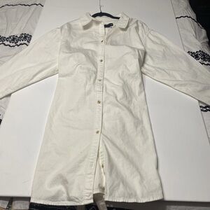 ASOS White Long Sleeve Dress